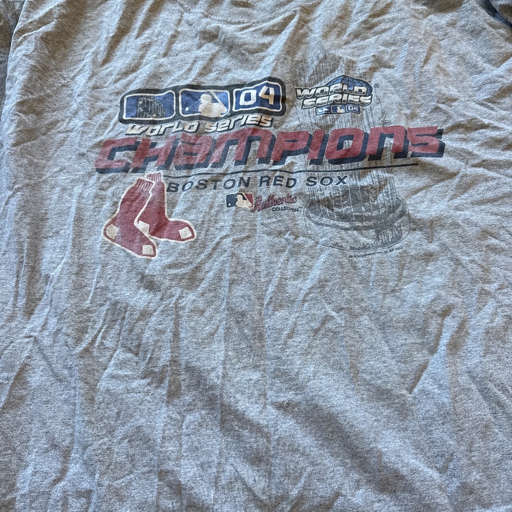 Vintage Boston Red Sox 2004 World Series Champions Shirt MLB
